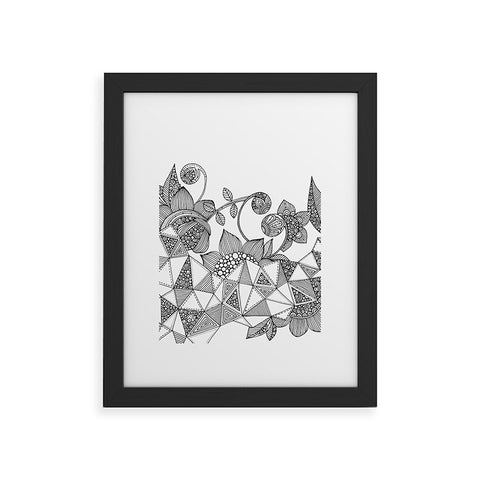 Valentina Ramos Triangle Flowers Framed Art Print