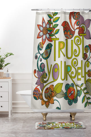 Valentina Ramos Trust Yourself Shower Curtain And Mat