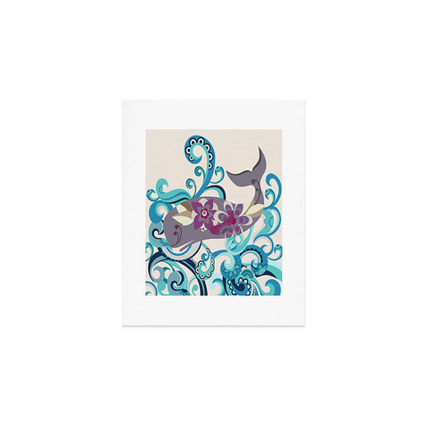 Valentina Ramos Whale Blossom Art Print