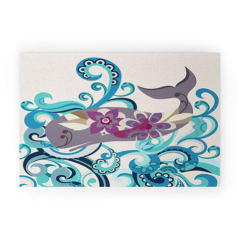 Valentina Ramos Whale Blossom Welcome Mat