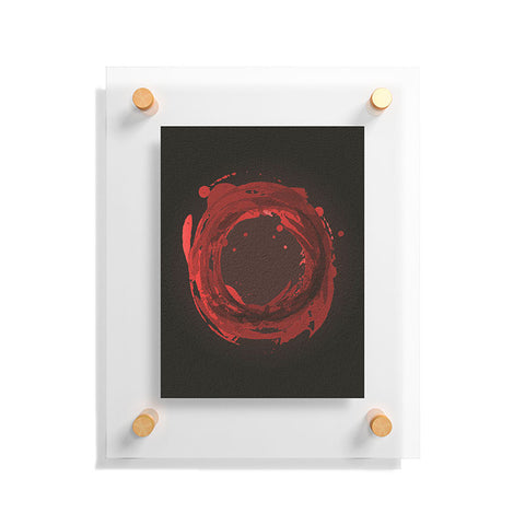 Viviana Gonzalez Abstract Circle 3 Floating Acrylic Print