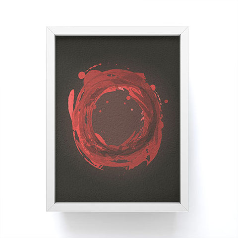 Viviana Gonzalez Abstract Circle 3 Framed Mini Art Print