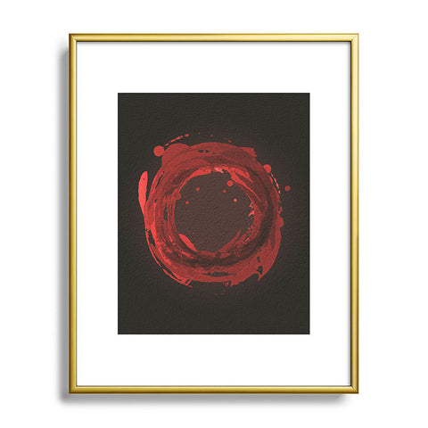 Viviana Gonzalez Abstract Circle 3 Metal Framed Art Print
