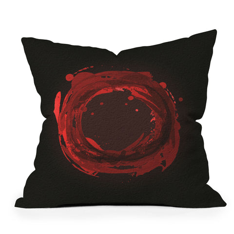 Viviana Gonzalez Abstract Circle 3 Throw Pillow