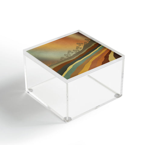 Viviana Gonzalez Abstract Retro Landscape 01 Acrylic Box