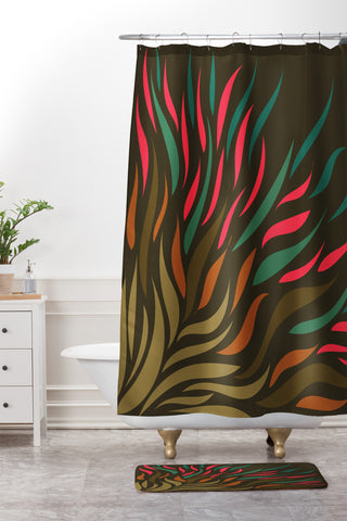 Viviana Gonzalez African collection 02 Shower Curtain And Mat