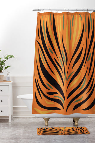 Viviana Gonzalez African collection 03 Shower Curtain And Mat