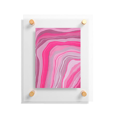 Viviana Gonzalez Agate Inspired Abstract 01 Floating Acrylic Print
