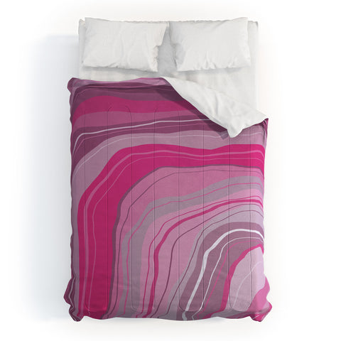 Viviana Gonzalez Agate Inspired Abstract 01 Comforter