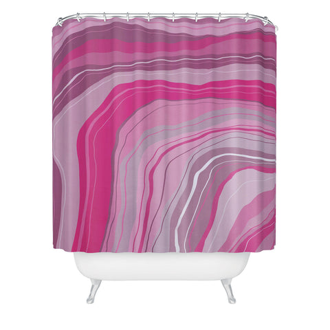 Viviana Gonzalez Agate Inspired Abstract 01 Shower Curtain