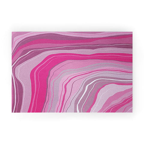 Viviana Gonzalez Agate Inspired Abstract 01 Welcome Mat