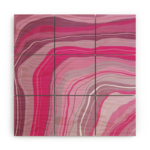 Viviana Gonzalez Agate Inspired Abstract 01 Wood Wall Mural