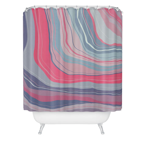 Viviana Gonzalez Agate Inspired Abstract 02 Shower Curtain