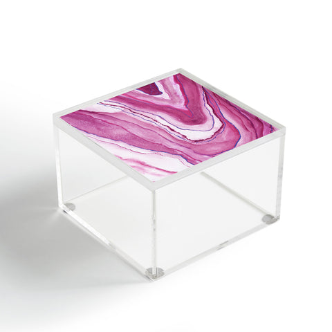 Viviana Gonzalez Agate Inspired Watercolor 08 Acrylic Box