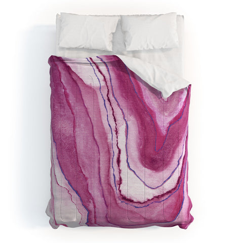 Viviana Gonzalez Agate Inspired Watercolor 08 Comforter