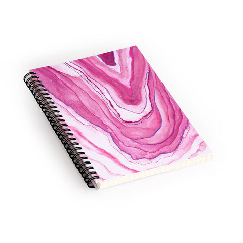 Viviana Gonzalez Agate Inspired Watercolor 08 Spiral Notebook