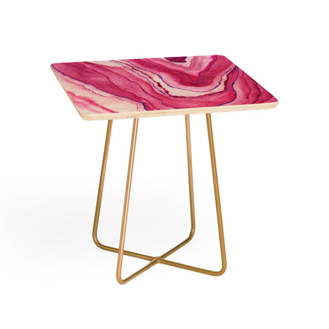 Viviana Gonzalez Agate Inspired Watercolor 08 Side Table