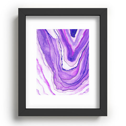 Viviana Gonzalez Agate Inspired Watercolor 09 Recessed Framing Rectangle