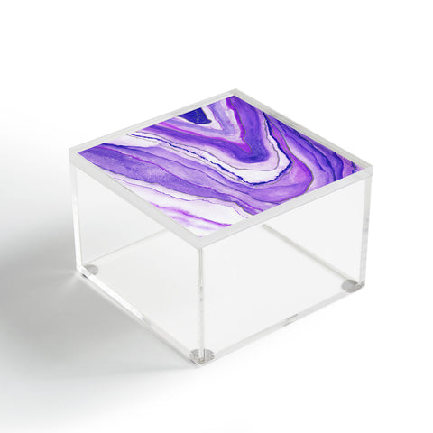 Viviana Gonzalez Agate Inspired Watercolor 09 Acrylic Box
