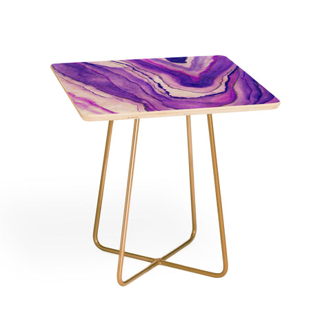 Viviana Gonzalez Agate Inspired Watercolor 09 Side Table