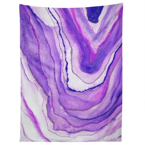 Viviana Gonzalez Agate Inspired Watercolor 09 Tapestry