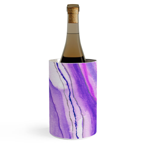 Viviana Gonzalez Agate Inspired Watercolor 09 Wine Chiller