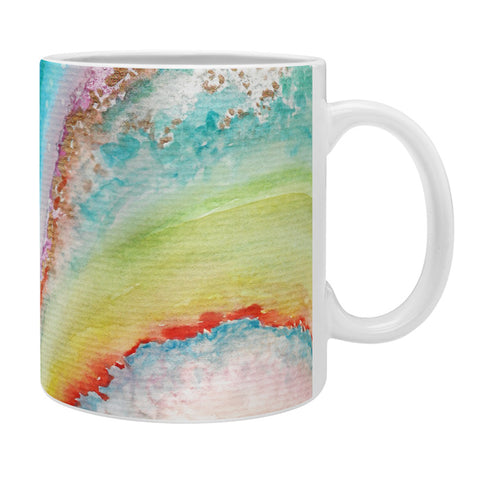 Viviana Gonzalez AGATE Inspired Watercolor Abstract 01 Coffee Mug