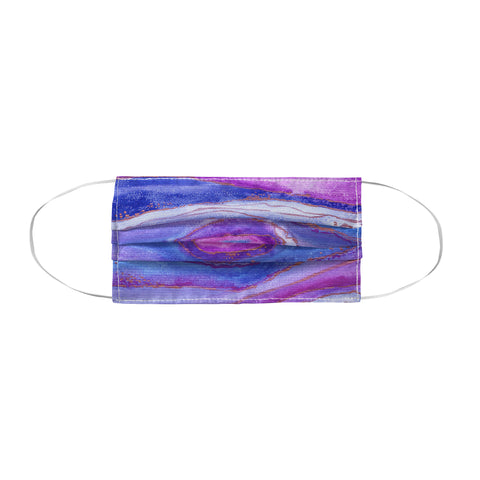 Viviana Gonzalez AGATE Inspired Watercolor Abstract 05 Face Mask