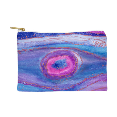 Viviana Gonzalez AGATE Inspired Watercolor Abstract 05 Pouch