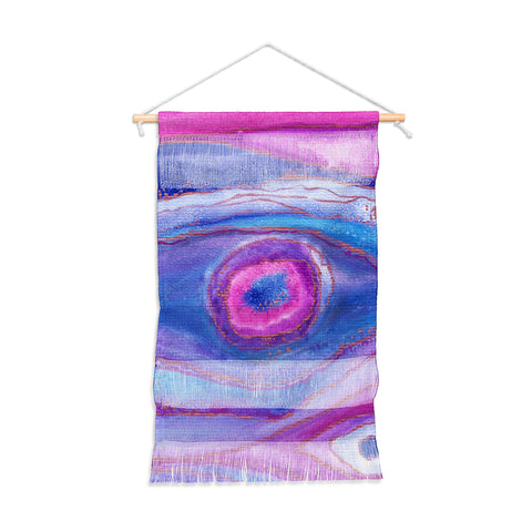 Viviana Gonzalez AGATE Inspired Watercolor Abstract 05 Wall Hanging Portrait