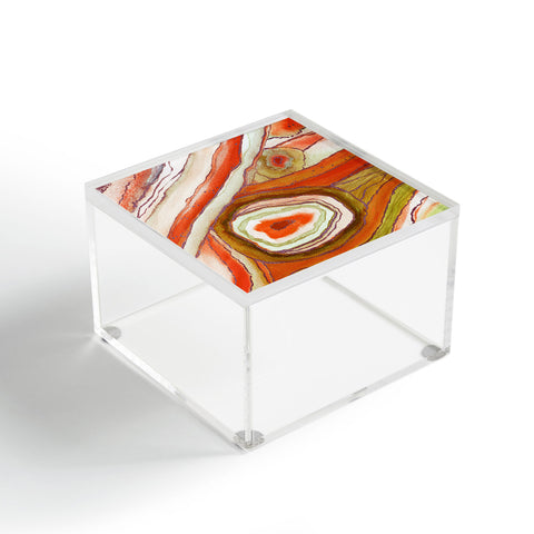 Viviana Gonzalez AGATE Inspired Watercolor Abstract 06 Acrylic Box