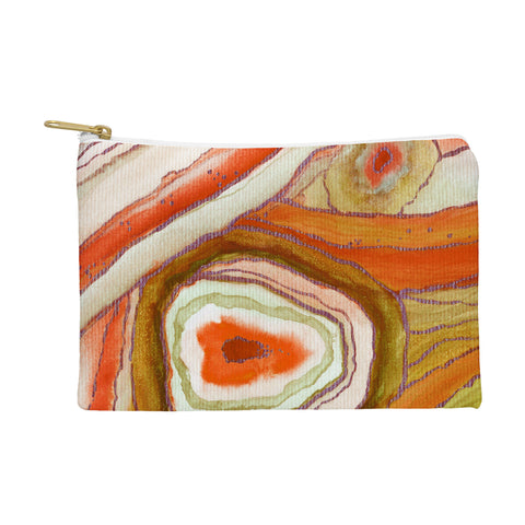 Viviana Gonzalez AGATE Inspired Watercolor Abstract 06 Pouch