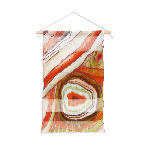 Viviana Gonzalez AGATE Inspired Watercolor Abstract 06 Wall Hanging Portrait