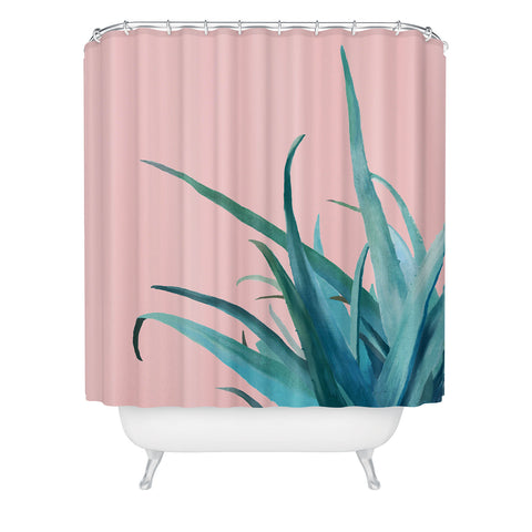 Viviana Gonzalez Aloe Vera 01 Shower Curtain