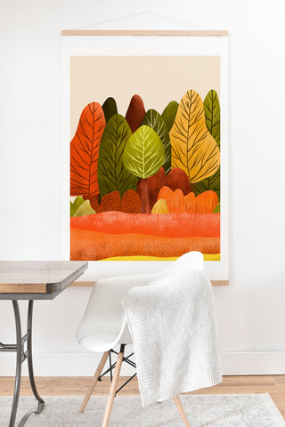 Viviana Gonzalez Autumn landscape 1 Art Print And Hanger