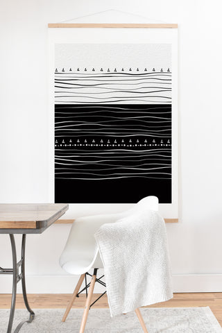 Viviana Gonzalez Black and white collection 01 Art Print And Hanger