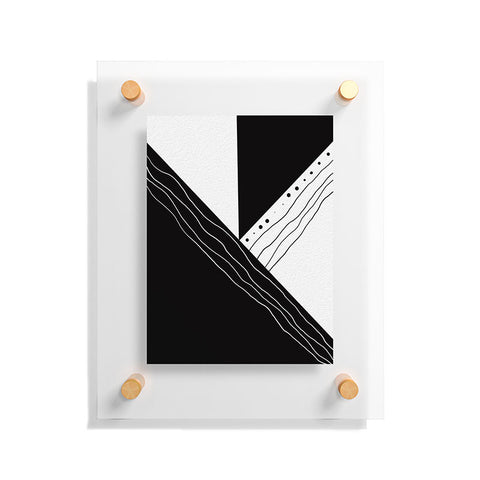 Viviana Gonzalez Black and white collection 02 Floating Acrylic Print