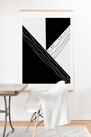 Viviana Gonzalez Black and white collection 02 Art Print And Hanger