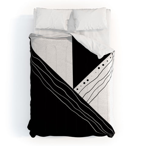 Viviana Gonzalez Black and white collection 02 Comforter