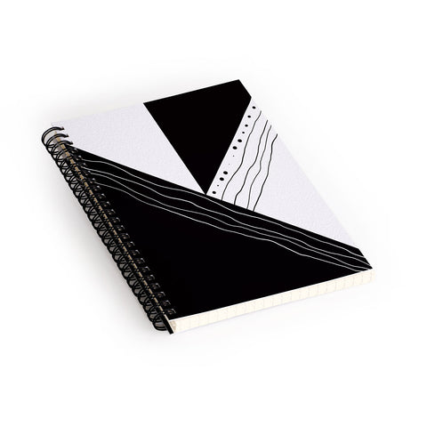Viviana Gonzalez Black and white collection 02 Spiral Notebook