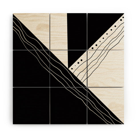 Viviana Gonzalez Black and white collection 02 Wood Wall Mural