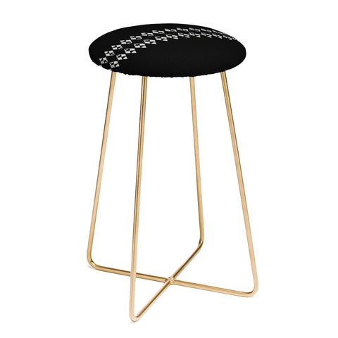 Viviana Gonzalez Black and white collection 03 Counter Stool