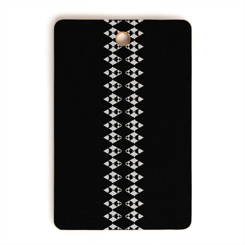 Viviana Gonzalez Black and white collection 03 Cutting Board Rectangle