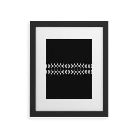 Viviana Gonzalez Black and white collection 03 Framed Art Print