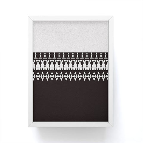 Viviana Gonzalez Black and white collection 04 Framed Mini Art Print