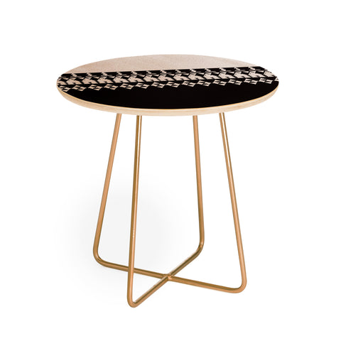 Viviana Gonzalez Black and white collection 04 Round Side Table
