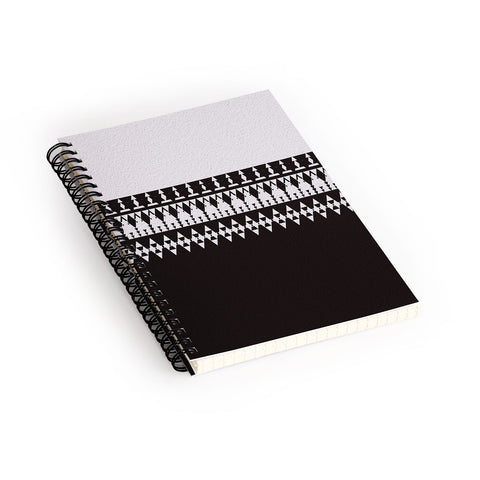 Viviana Gonzalez Black and white collection 04 Spiral Notebook
