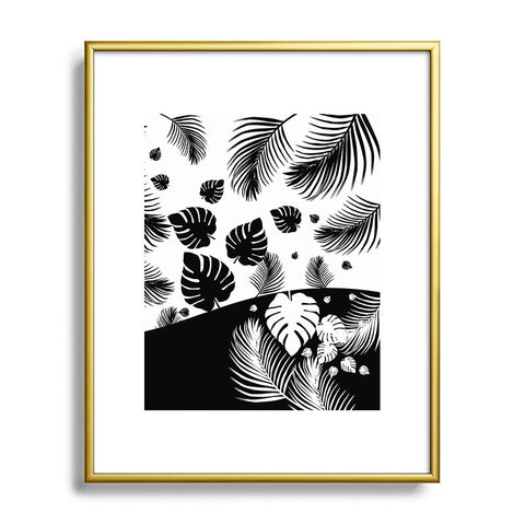 Viviana Gonzalez Black and white collection 05 Metal Framed Art Print