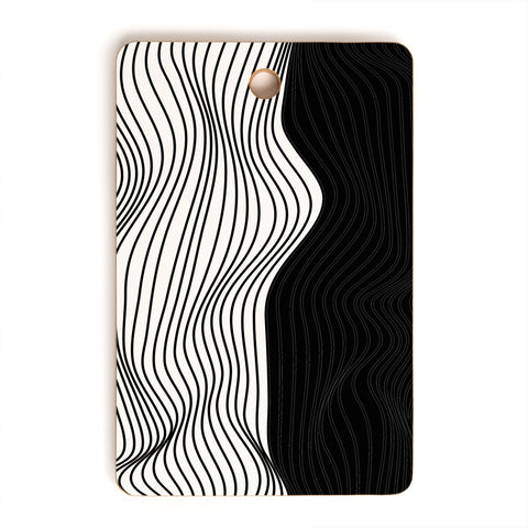 Viviana Gonzalez Black and white collection 06 Cutting Board Rectangle
