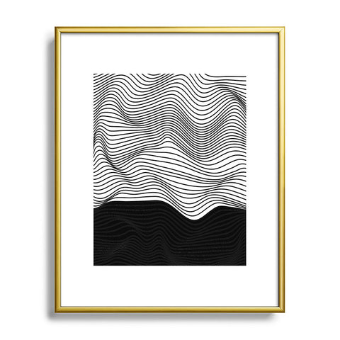 Viviana Gonzalez Black and white collection 06 Metal Framed Art Print
